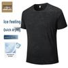 Jeanswest Herren Outdoor Sport Eis Seide Schnelltrocknendes T-Shirt