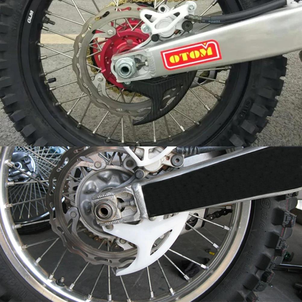 Motocross Rear Brake Disc Guard Cover For HONDA CR125 250 CRF250R 250X CRF450R 450X Carbon Fiber Braking Disk Protective Plate