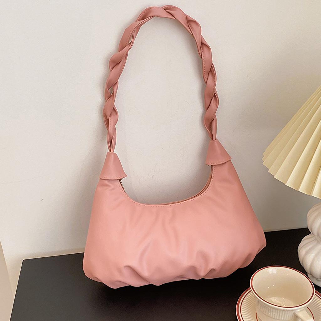 Fashionable Underarm Bag For Women Street Style Pu Small Shoulder Bag
