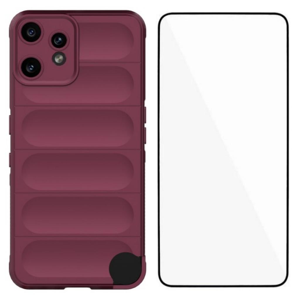 For Nothing CMF Phone 2 Pro TPU Case WANLONFENG HD Series Anti Slip Phone Cover with Tempered Glass