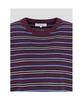 Binpolleidiseu Striped Short Sleeve Pullover Wine (Bf6751C05Z)