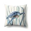 Polyester Pillowcase Peach Leather Velvet Cushion Cover Marine Life Seahorse Octopus Printed Pillow Bedside Cushion Cover