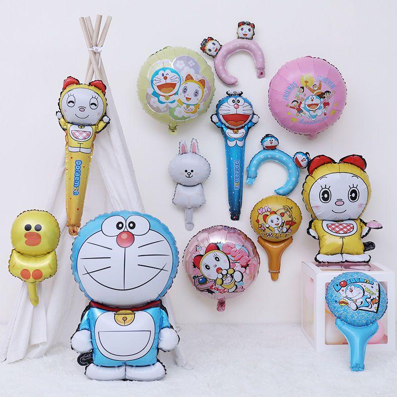 Doraemon Aluminum Film Balloons for Children's Birthday, Doraemon Cartoon Balloons for Children's Birthday Party