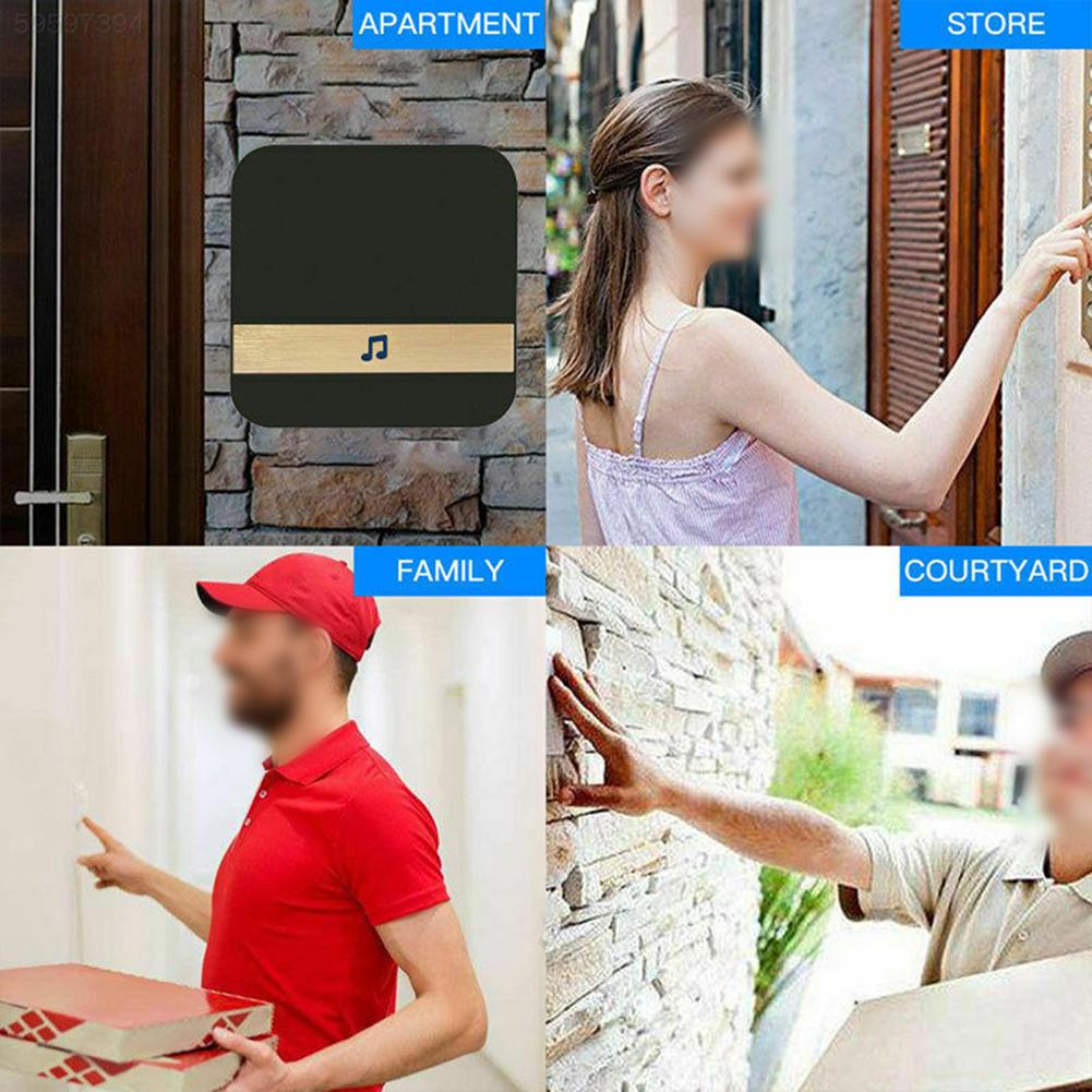 Strong Penetration Door Chime WiFi Doorbell 4-volume Adjustable