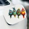 3Pcs Funny Bird Creative Glass Window Decorative Stickers For Windows Glass Wall Mirror Festival Home Decoration