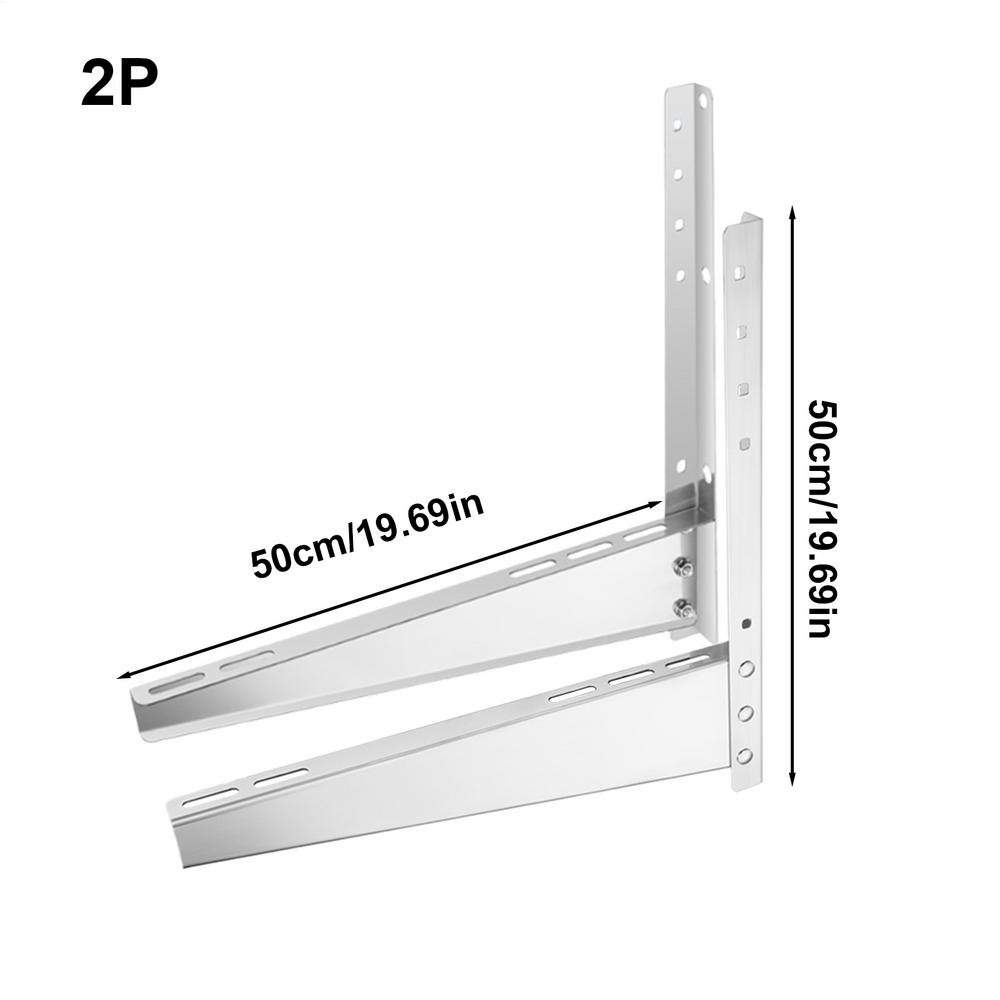 Air Conditioner Bracket Window AC Support Bracket Heavy-Duty Stainless Steel Adjustable Mount Load-Bearing Installation For