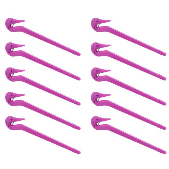 10 stk Hårkrok Hestehale Strikkfjerningsverktøy Hårstrikk