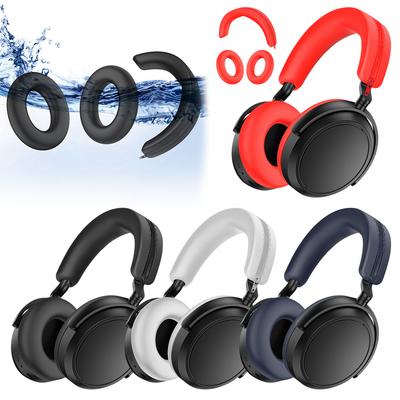 Silicone Headphone Case Soft Earpads Headbeam Sleeve Earmuff Shell Cover Headphone Cover for Sennheiser MOMENTUM 4 Headphones