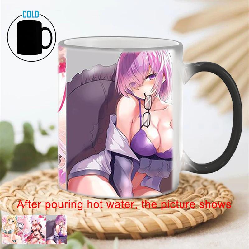 

Underwear Beauty Heat-sensitive Mug BSKT-144 Coffee Cup Sublimation Tumblers Ceramic Coffee Cups Wholesale Discoloration Mugs 301-400ml