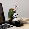 Creative Panda Pencil Holder - Cute Desk Ornament & Gift for Kids and Friends, Ideal for Birthday Decorations