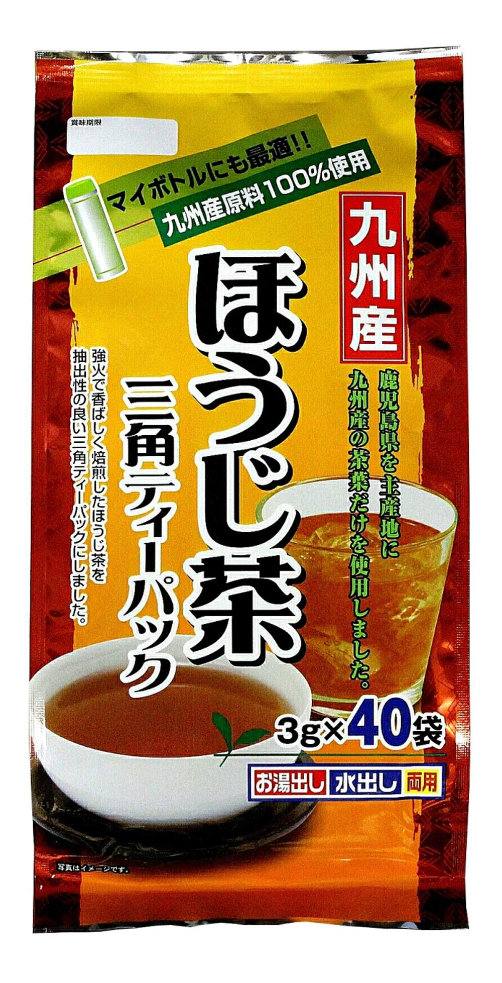 Juroen Hojicha Triangular Tea Bags 120g x 5 bags Kyushu-produced
