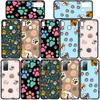 Phone Case for iPhone 17 16 15 Plus X XR 16E Huawei P30 P20 Lite Redmi Note 14 12 11 13 Pro Max OPPO A60 A80 A40 A18 A38 A54 Cartoon Dog Paw Cat Cover