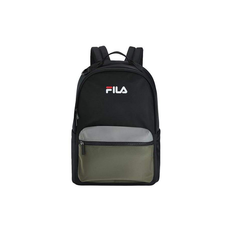 FILA 6L Fashion Casual Color Block Commuter Zipper Closure Fabric Backpack Men backpack Legendary-Blue F13M419107FNV Legend Blue