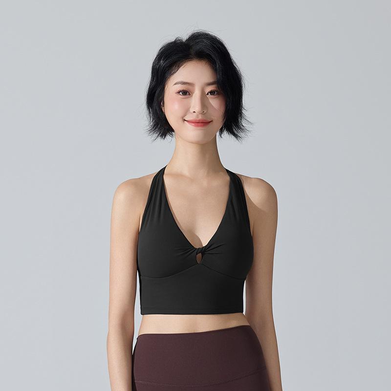 Женский узкий топ для йоги: Стильный, Красивая спинка, Push-Up, Облегающий спортивный топ для фитнеса Extra Large