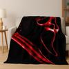 Manta de Franela de Personajes de Terror S-Grito Cara de Fantasma, Manta Suave Acogedora para Hogar Dormitorio Cama Sofá Cubierta de Picnic Regalo para Niños