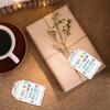 50pcs/100pcs Thank You Tags,White Paper Thank You Gifts Tags with String for Wedding Favor,Thanksgiving Day,Gifts Wrapping,Party