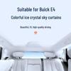 Buick 23 Model E4 Sunroof Ice Crystal Sunshade - Heat & Sun Protection, Privacy Blocker.