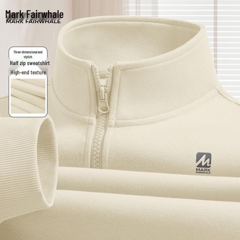 

Mark Fairwhale Men s Half-Zip Stand Collar Sweatshirt XL