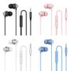 3.5mm Wired Earbuds Reduction HD-compatible Calling Intelligent Noise Stereo Safe Portable Phone Call