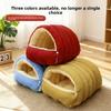 Pet Haven Enclosed Cat And Small Dog Bed With Pp Cotton For Cozy Comfort