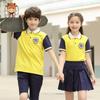 Children's Cotton Short Sleeve School Sports Uniform Set - Summer Edition
