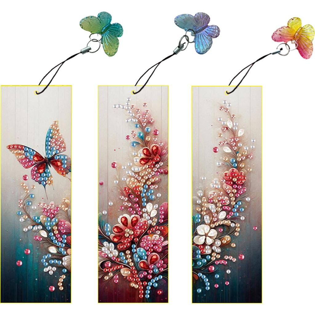 3Pcs Special Shape Cactus Diamond Painting Bookmark DIY Bookmarks Diamond Painting Kits Diamond Painting Bookmark Making Kit