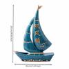 Decorative Sailing Ship Ornament | Nautical, Resin Sailboat Sculpture, for Entryway Table S