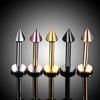 1PC G23 Titanium Spike Labret Piercing Lip Monroe Stud Nose Orelha Ear Cartilage Tragus Helix Piercing Punk Body Jewelry 16G