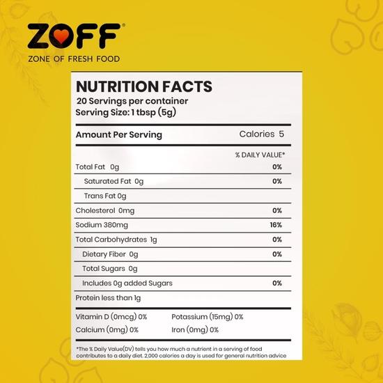 ZOFF Chhole Masala| Chana Masala | Net Weight 100g