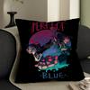 Perfect Blue Anime Office Cushion Pillowcase Car Cushion Cover45X45CM Lumbar Pillowcase Sofa Pillowcover