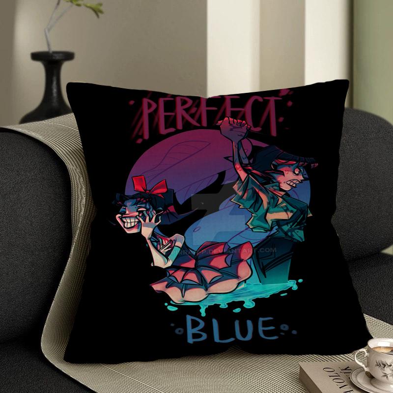 Perfect Blue Anime Office Cushion Pillowcase Car Cushion Cover45X45CM Lumbar Pillowcase Sofa Pillowcover