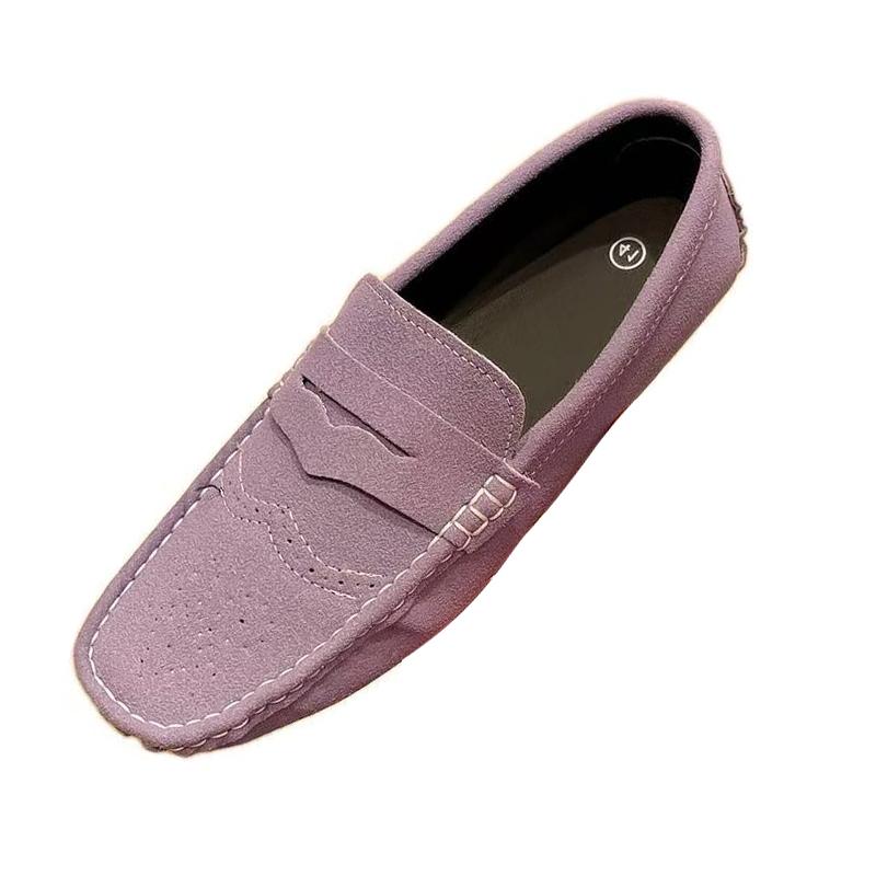 Fashion Fashion Men Casual Shoes Classic Male Loafers Handmade Suede Men's Moccasins Shoes Slip-On Flats for Man Handiness Driving Shoes