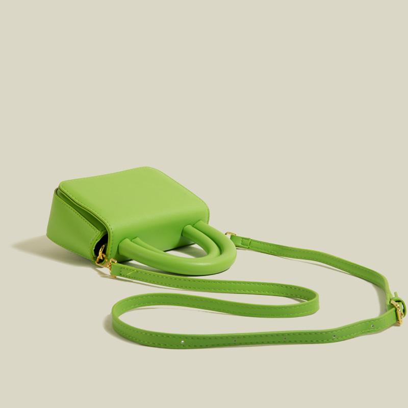 Light Luxury Simple Small Square Bag Women Summer New Fashion Single Shoulder Crossbody Phone Bag PU Soft Face Handbag