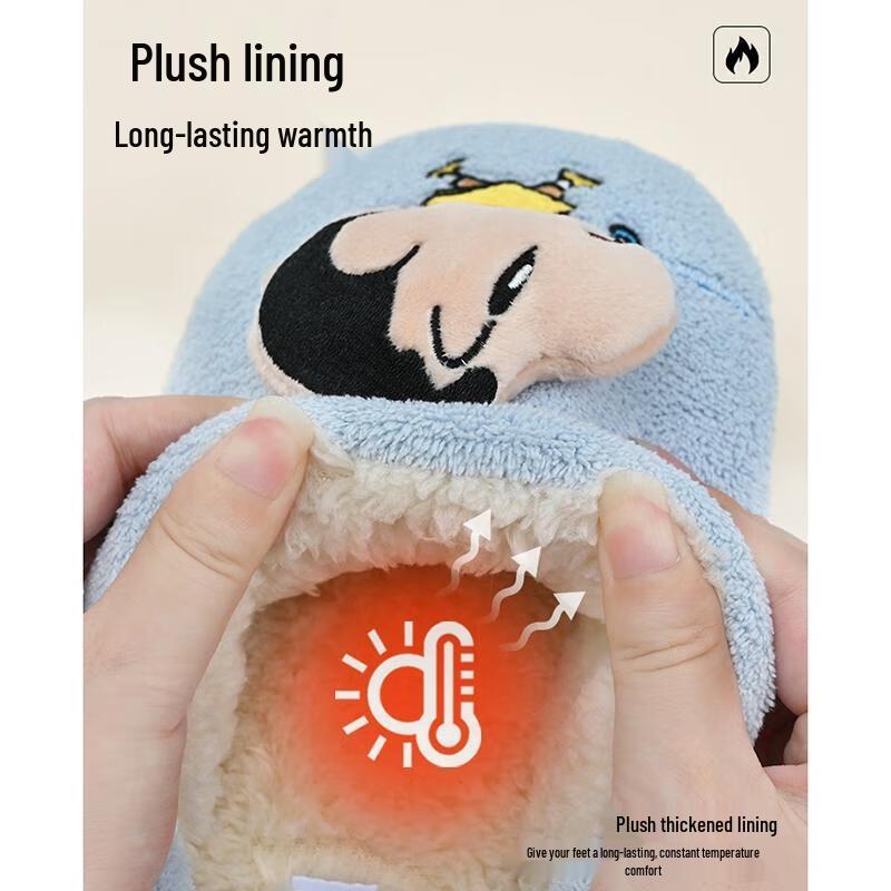 Grace Crayon Shin-chan Couple Indoor Cotton Slippers