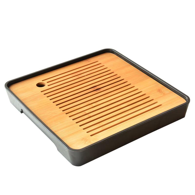 Japanese Style Melamine & Bamboo Gongfu Tea Tray