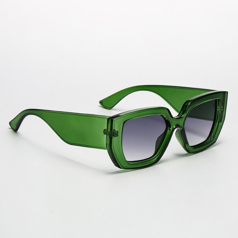 Sunglasses Tail Single Glasses Women'S Fruit-Colored Sunglasses Men'S Uv400 Anti-Ultraviolet Treatment