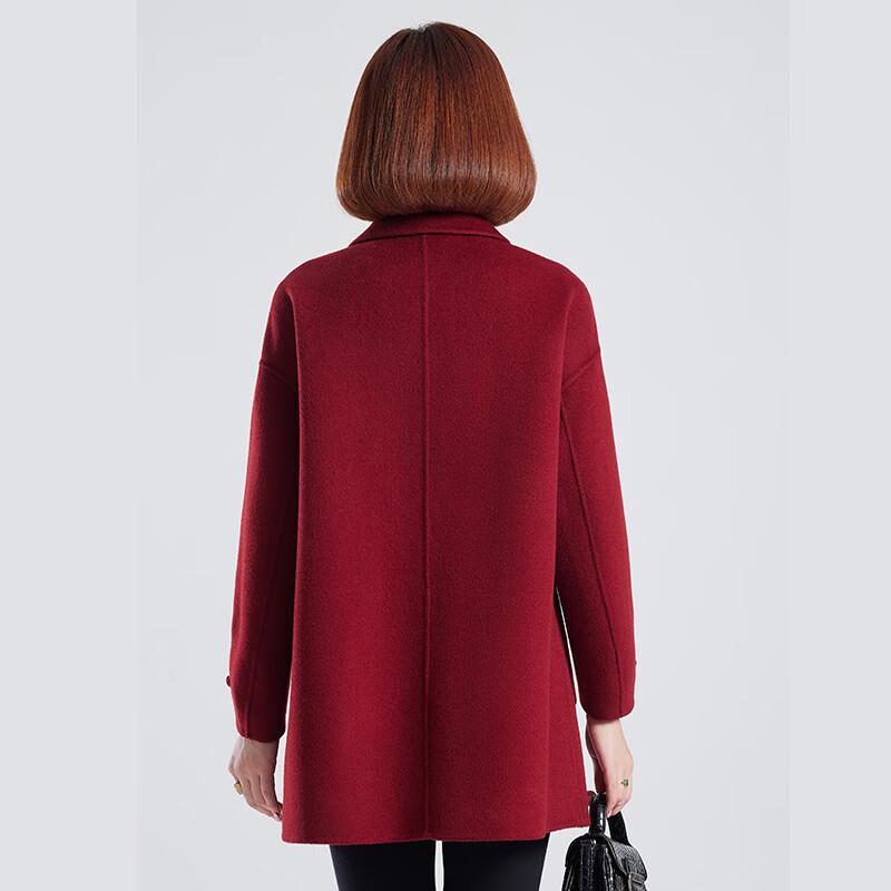 Women's Autumn/Winter Wool Blend Lapel Coat