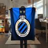 1PC Club Brugge KV Patterned Flannel Blanket Suitable For All Seasons for Home Decor Warmth and Comfort Gifts Holiday Present