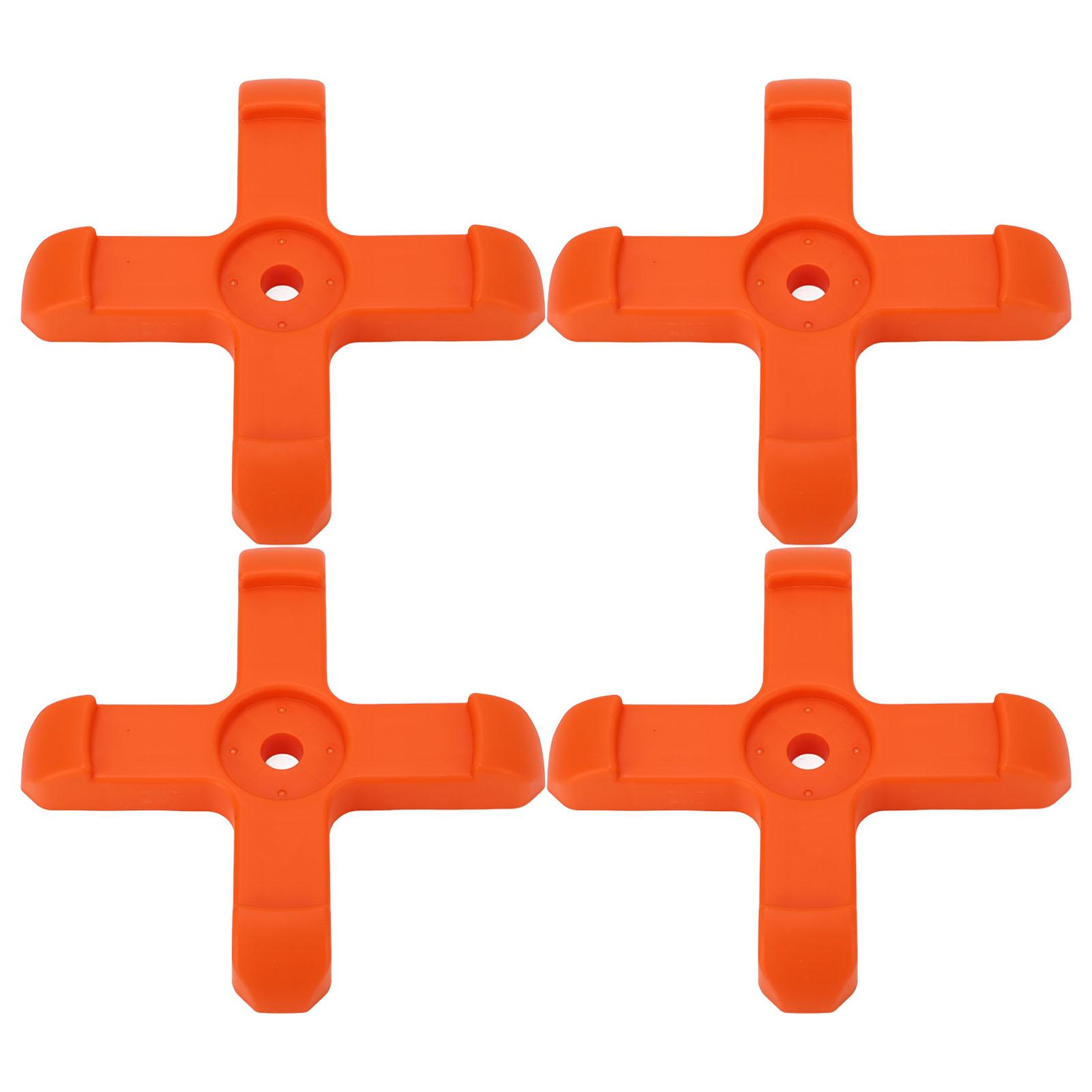 

4 шт. Подставка для домкрата дышла Равномерно распределяет вес 3500 фунтов Стопор колеса для дышла диаметром 2 дюйма и 6 дюймов