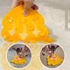 Silicone Dog Cat Lick Mat with Suction Cups Non-slip Pet Slow Feeder Tree Shaped Licking Pad for Boredom Anxiety Relief Dog Training