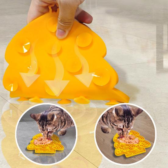 Silicone Dog Cat Lick Mat with Suction Cups Non-slip Pet Slow Feeder Tree Shaped Licking Pad for Boredom Anxiety Relief Dog Training