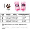 4pcs/set Anti-slip Pet Snow Boots Waterproof Dog Shoes Paw Protector Dog Sports Boots  Winter