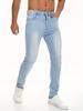American street men's retro washed straight jeans design sense versatile ruffian handsome leggings spot