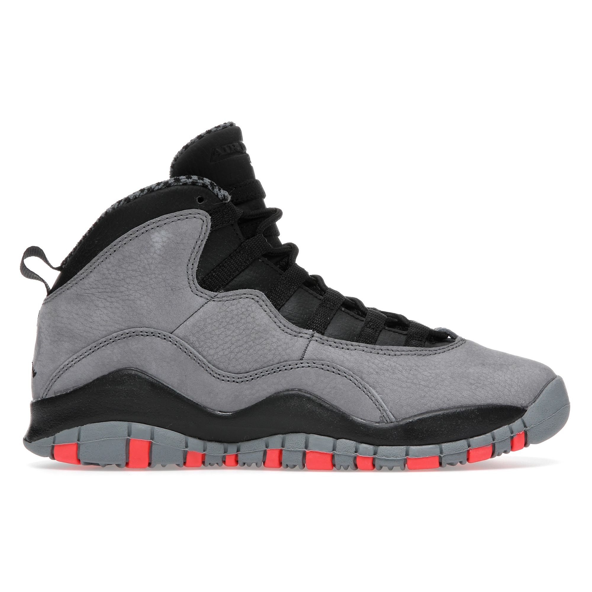 

Детские кроссовки Air Jordan 10 Retro GS Cool Grey Infrared-Black 310806-023