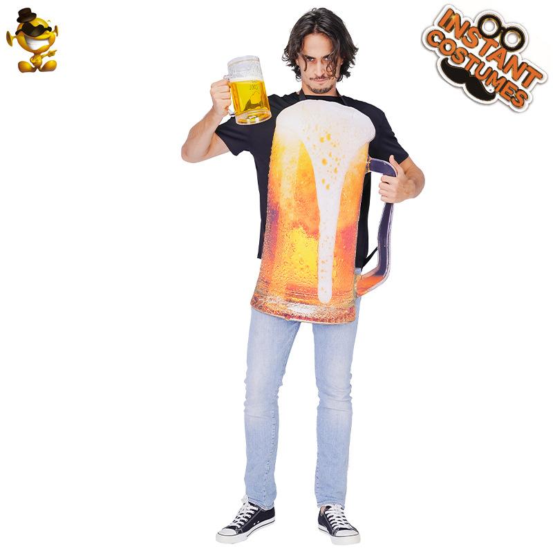 Carnival funny costumes beer festival clothes into men's and women's beer stage performance costumes
