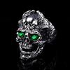Skull Opening Rings Finger Rings Skull Adjustable Rings Eye Catching Open Rings