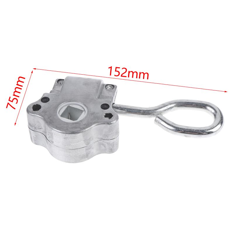Replacement Awning Manual Worm Gear Parts Aluminium Alloy Universal Easily Install Sturdy Strong Load Bearing Capacity Hardware