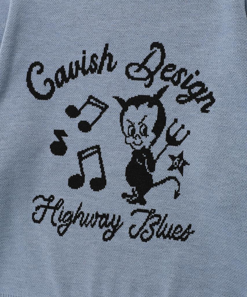 CAVISH 61Road Knit Sweater Blue(Cv2Esuk600A)