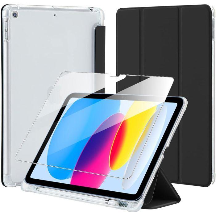 Coque pour iPad 11" A16 - BOOLING - Protection Antichoc - Verre Trempé - Porte-Stylet Noir