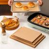 Square Food Grade Parchment for Baking, Grilling and Wrapping - Non-Stick Greaseproof Sheets